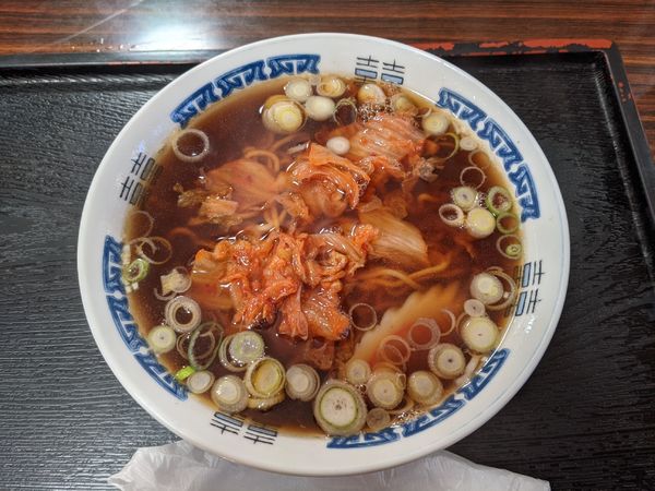 「キムチらーめん　600円」@天川佐野屋 分店の写真