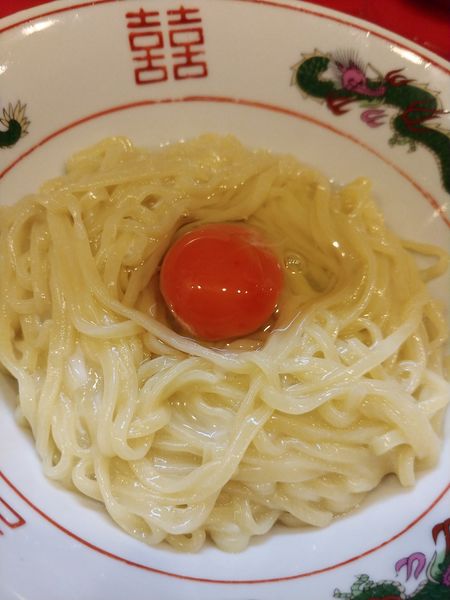 「釜玉つけそば」@中華そば ツルヤの写真