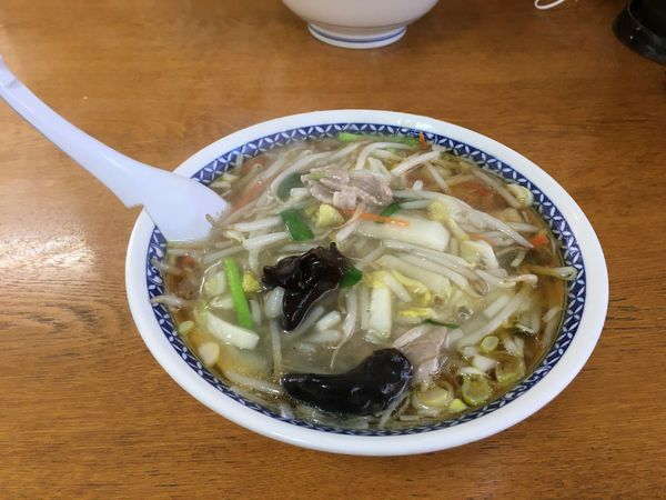 「サンマーメン&餃子」@横浜ラーメン 龍味の写真