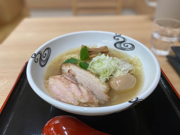 「特製あさり鶏SOBA塩」@麺屋 勝天の写真