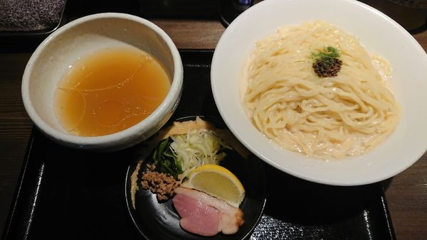 「鴨出汁手揉み塩つけ麺中盛り」@鴨出汁中華蕎麦 麺屋yoshikiの写真
