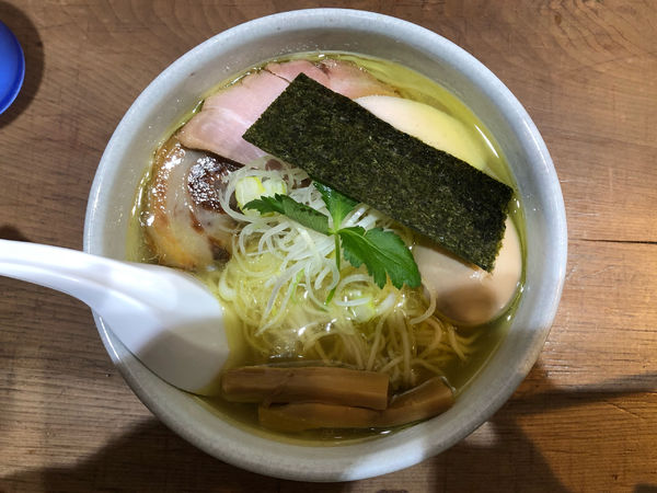 「天草大王の塩鷄そば＋味玉」@らーめん つけめん 和み屋の写真