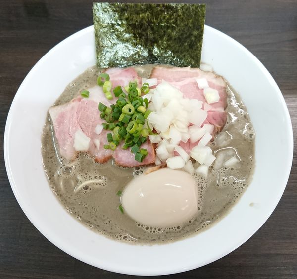 「濃厚煮干ソバ＋味玉」@三和 中華ソバ店の写真