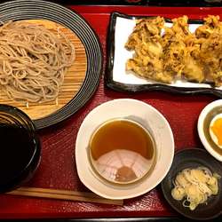 舞茸天ざる蕎麦