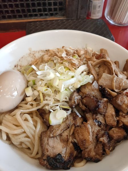 「味玉まぜそば（特盛、870円）」@まぜそば 七の写真