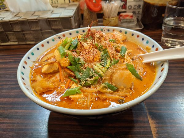 「海鮮チゲ味噌ら〜麺」@らー麺 あけどやの写真