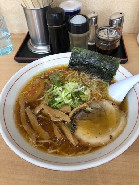 「あっさり中華」@くるまやラーメン 箕輪店の写真