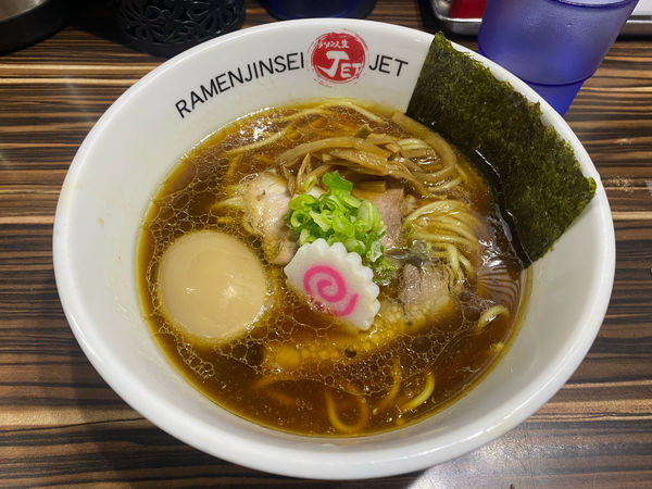 「チキンそば」@ラーメン人生 JET 福島本店の写真