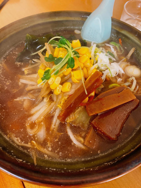 「メノコラーメン　野菜入り醤油」@ピリカ 新田店の写真