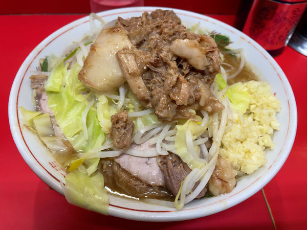 「小ラーメン ニンニクアブラ」@ラーメン二郎 松戸駅前店の写真