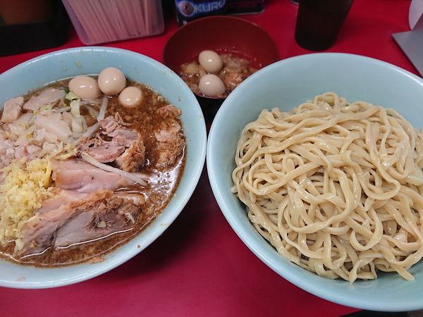 「【ぎょったまつけ麺 サバver】 小豚」@ラーメン二郎 中山駅前店の写真