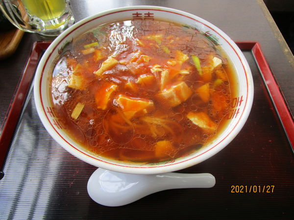 「麻婆豆腐ラーメン 800円」@そば清の写真