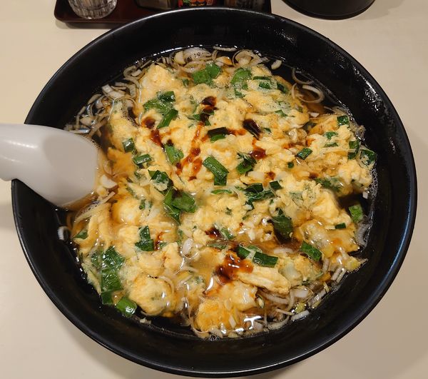 「にら卵ラーメン(700円)」@起龍の写真