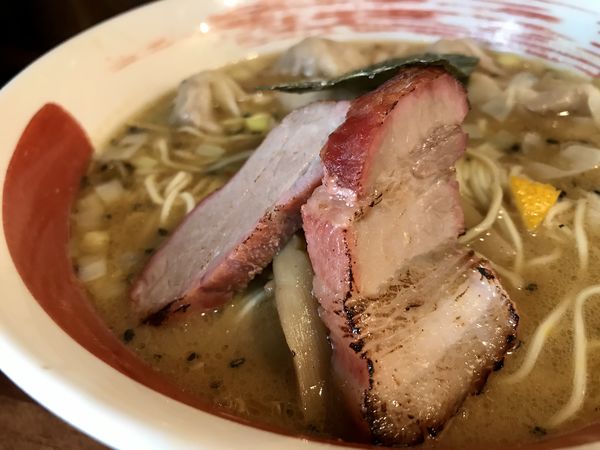 「味噌ワンタンメン ＋ 半ライス（ランチサービス）」@麺屋 悠の写真