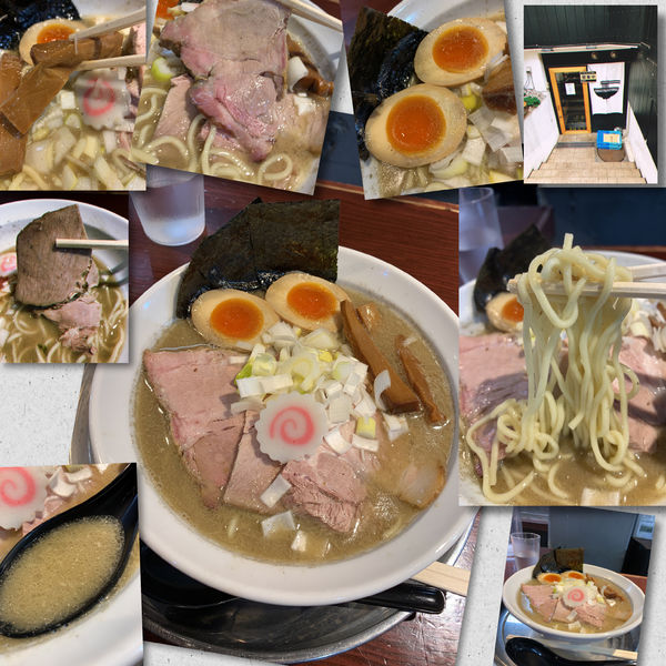 「煮干しらーめん(塩)+特製」@らーめん 惠本将裕の写真