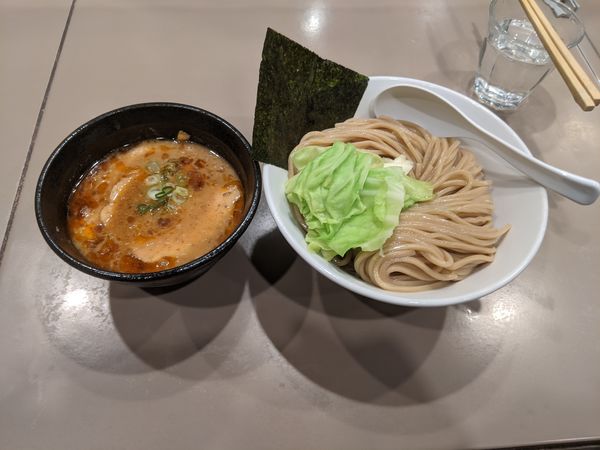 「海老つけ麺肉増し 大盛り」@つけ麺 五ノ神製作所の写真