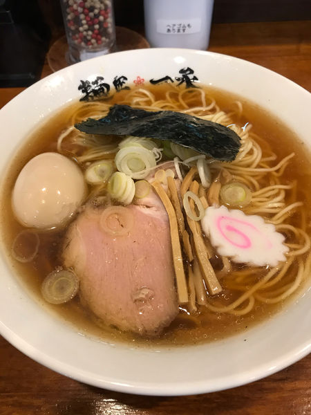 「醤油ラーメン　大　玉子(サ)」@麺匠 一丞の写真