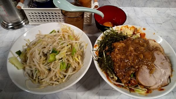 「辛い汁なし小1000円」@麺屋 歩夢 金沢八景店の写真