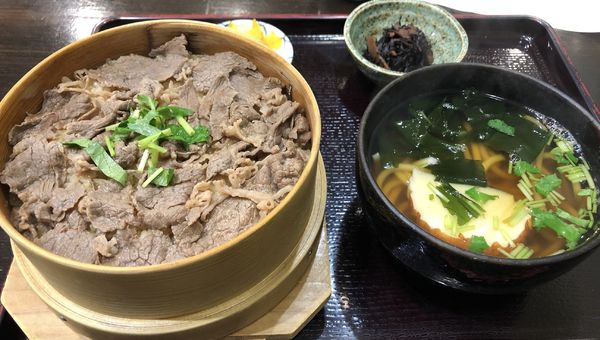 「牛肉せいろ」@せんば幸梅の写真