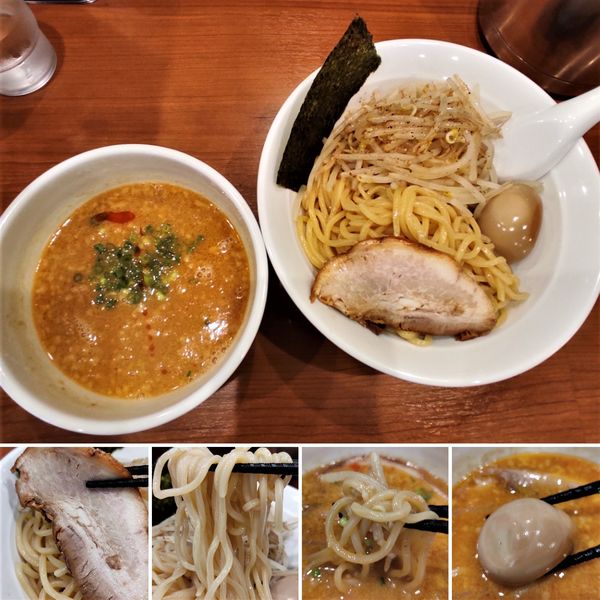 「味噌つけ麺＋味玉＝1000円」@中華そば 七麺鳥の写真