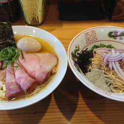 特塩そば1230円+和え玉200円