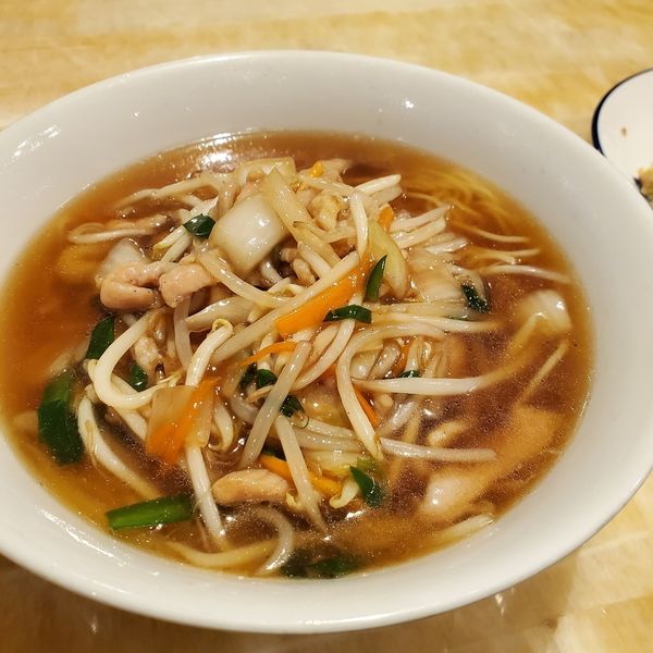 「サンマー麺と半チャーハンセット」@清香楼 相生町店の写真