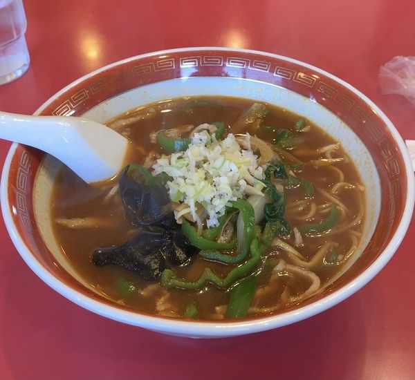 「オロチョンラーメン 中辛」@ラーメンランド 東国分寺台店の写真
