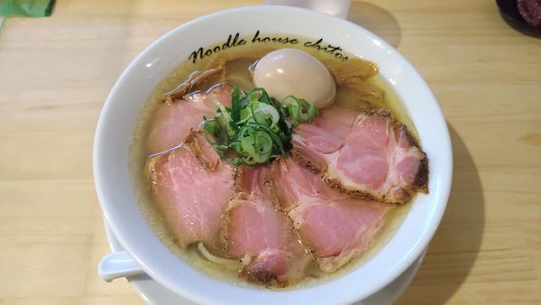 「塩 煮玉子チャーシュー¥1200-」@麺庵ちとせの写真