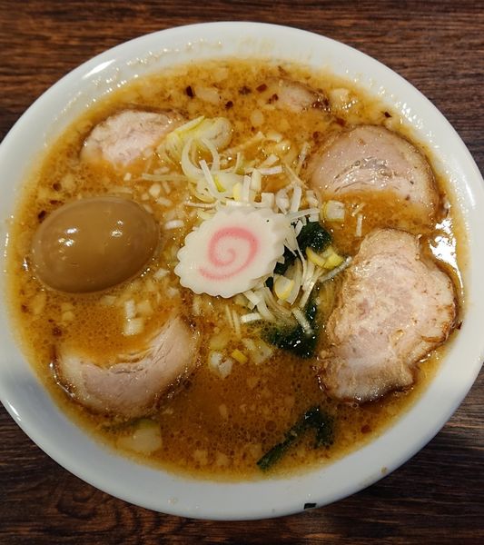 「【肉の日限定】背脂味噌チャーシュー麺」@麺屋 真心の写真