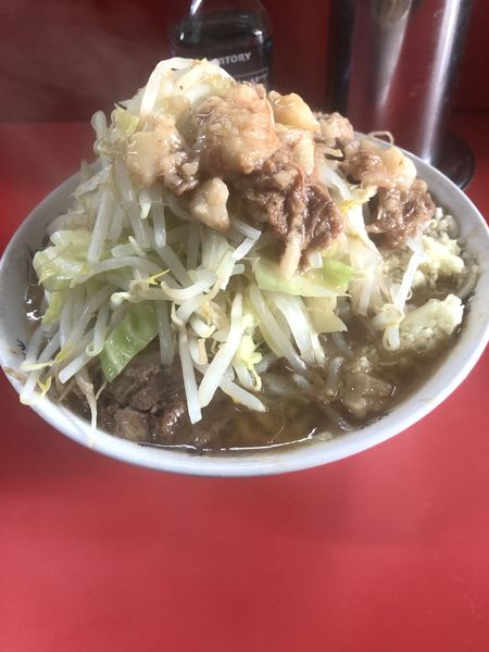 「小豚増し」@ラーメン二郎 松戸駅前店の写真