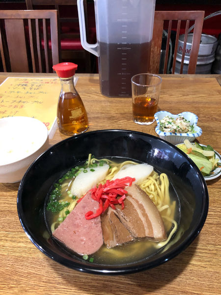 「沖縄そば定食　870円」@琉球の写真