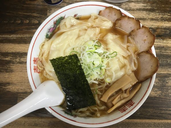 「ワンタンチャーシュメン 1200円」@支那そば はせべの写真
