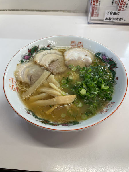 「ラーメン＋替玉（650円、100円）」@てんてんラーメンの写真