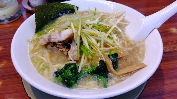 「背脂ネギラーメン７９９円」@ラーメンショップ椿 猪苗代店の写真
