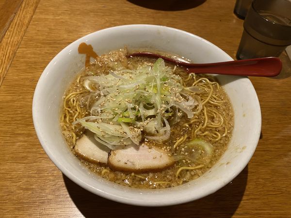 「ネギラーメン醤油（背脂マシマシ）」@旭川らーめん かすいの写真