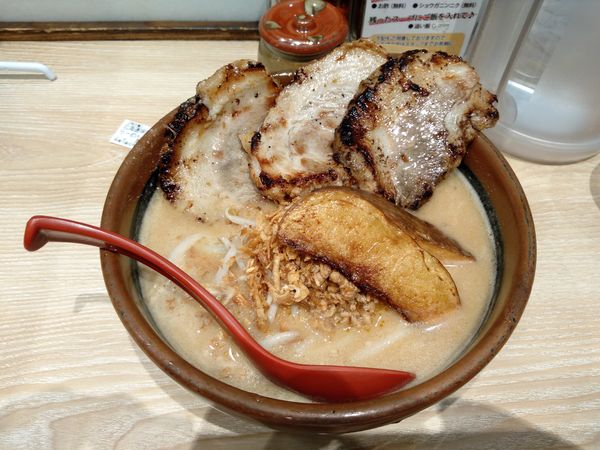 「北海道みそチャーシュー3枚1180円」@味噌乃屋 田所商店 仙台駅前店の写真