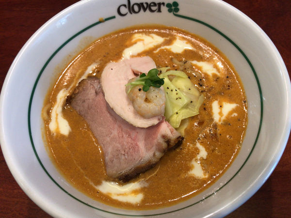 「味噌らあめん(ABM40海老味噌のビスクスープ)」@らあめんCloverの写真