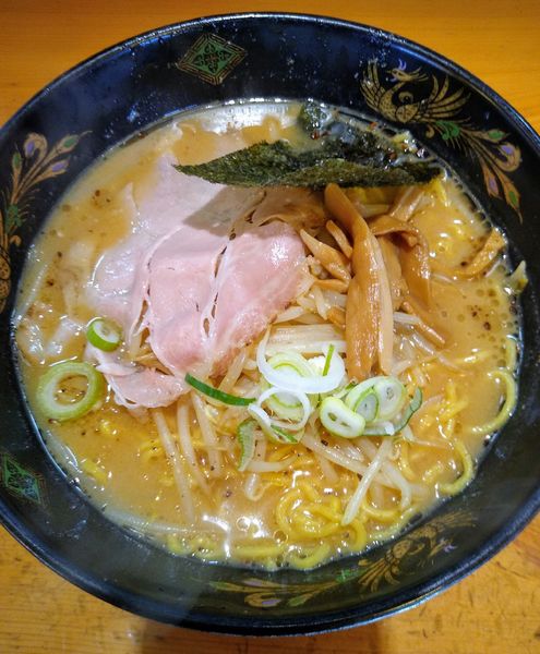 「味噌ラーメン 690円 Aセット(半チャーハン) 260円」@麺房 長谷川の写真