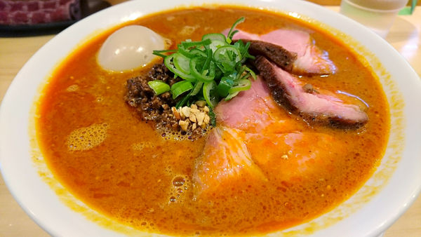 「【昼】担担麺 煮卵チャーシュー」@麺庵ちとせの写真