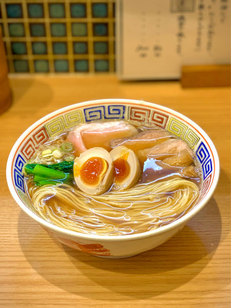 「味玉中華そば」@ほっこり中華そば もつけの写真