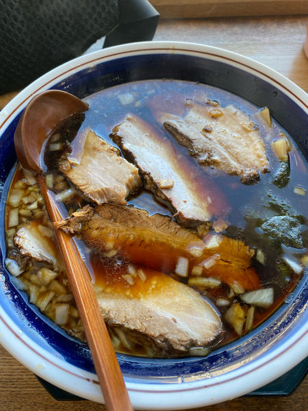 「焼豚らあぁめん➕麺固め」@炭火らあぁめんいちの写真