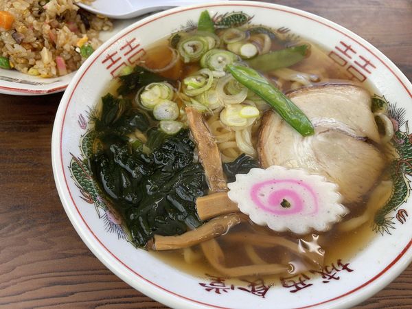 「Aセット（城西ラーメン・半炒飯）」@城西ラーメンの写真