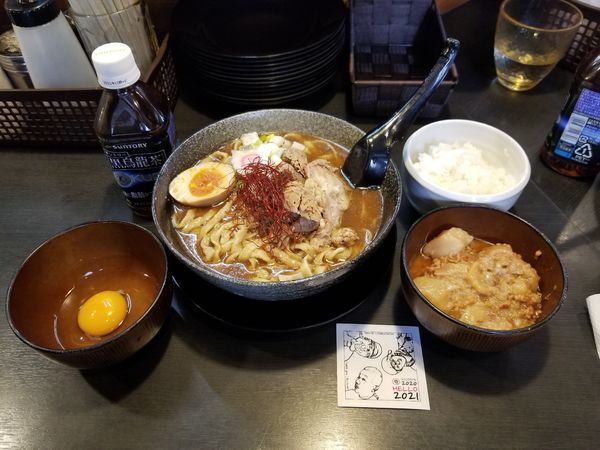 「窓豚味噌らーめん」@自家製麺 No11の写真