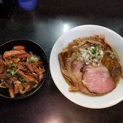 中華そば・和え玉塩・豚めし