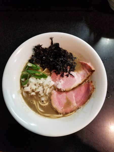 「濃厚そば・豚めし・替え玉」@麺処 晴の写真