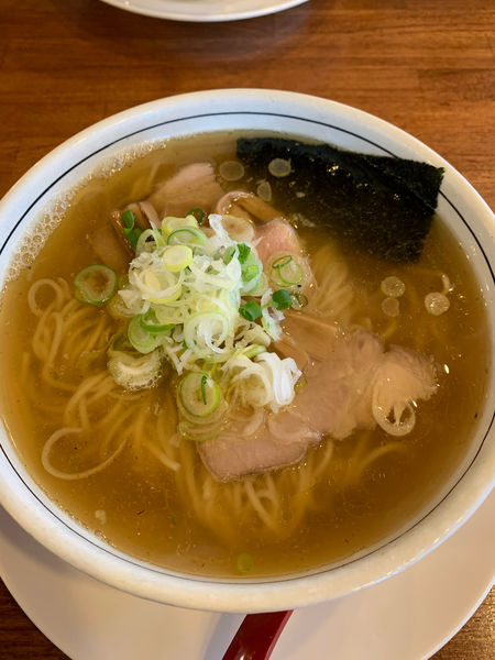 「煮干しそば　塩　大盛り」@中華蕎麦 日暈の写真