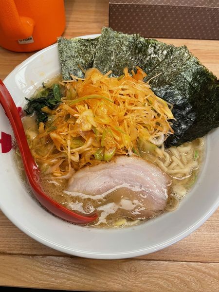 「ネギラーメン（中盛」@らーめん大桜 十日市場本店の写真