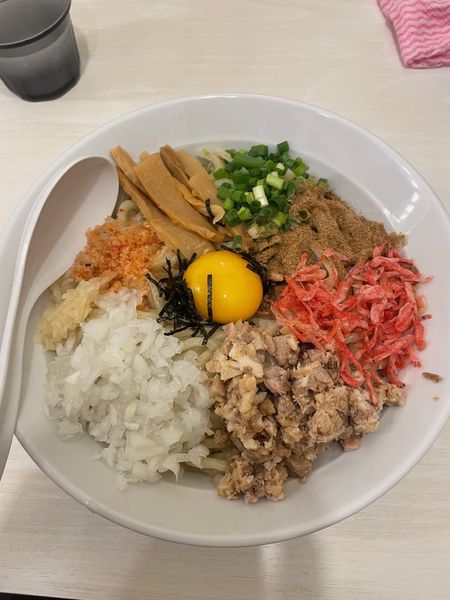 「海老まぜそば（大盛）」@EBIKURA 渋谷店の写真