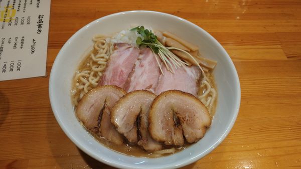 「豚骨魚介ラーメン」@麺笑 コムギの夢の写真