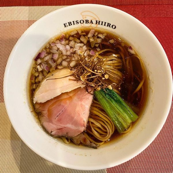 「追い鯖の醤油そば」@えびそば 緋彩の写真